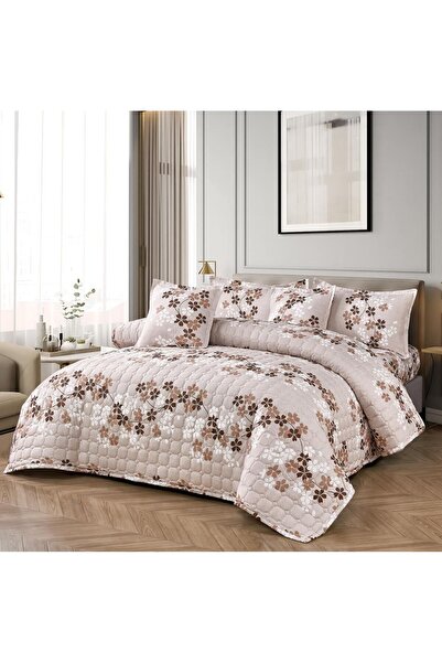 ALMIAAD Double bed comforter set with a floral design for a refreshing summer...
