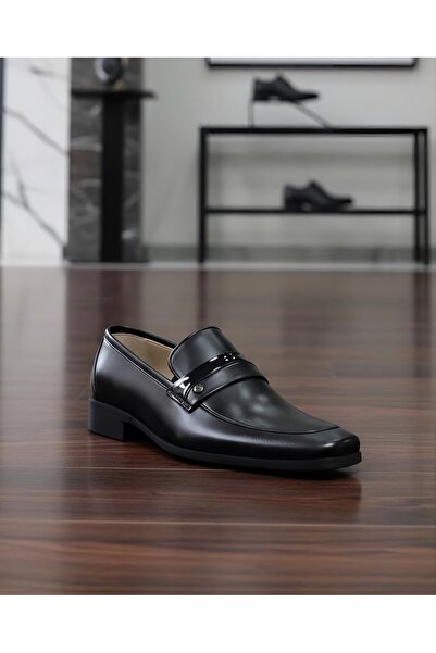 TekYıldız Pantofi clasici negri de iarnă pentru bărbați, model care oferă ele...