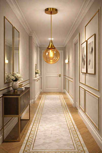 akyzlighting OPAK CAM GLOP BAŞLIKLI MODERN TEKLİ AVİZE