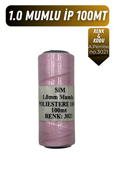 Waxed Thread for Leather Hand Sewing 1.0mm 100mt All Colors, Gift 1pc Saddle Needle, Glitter Waxed Thread