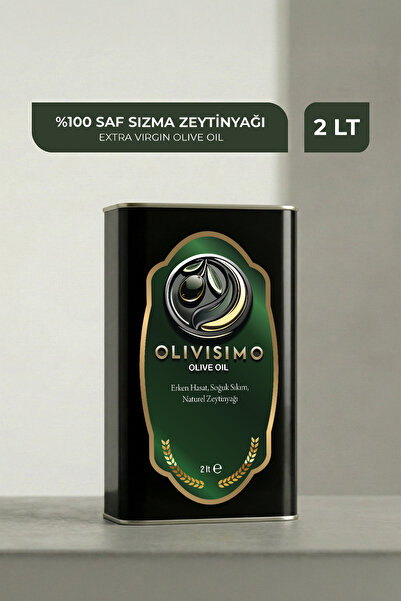 Olivisimo Erken Hasat Soğuk Sıkım Natürel Sızma Zeytinyağı 2 Lt