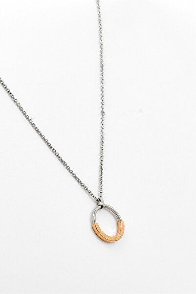 Calvin Klein Women Stainless Steel Soft Squares Necklace, Silver