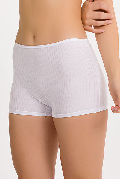 İlke 12 Pieces, Viscose Derby, Women's Shorts & Panties, 92% Viscose & 8% Lycra