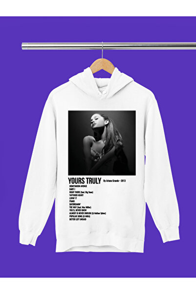 MAGORS Hanorac pentru copii cu glugă, cu imprimeu Ariana Grande, de calitate ...