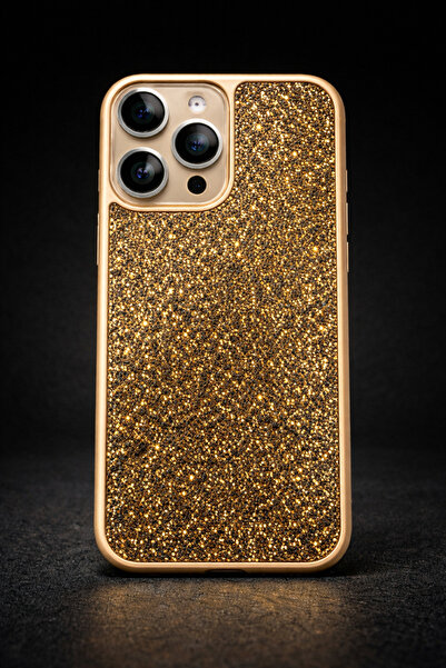 EPRO iPhone 16 Pro Max Uyumlu Elmas Taşlı Premium Seri Stone Case Kılıf