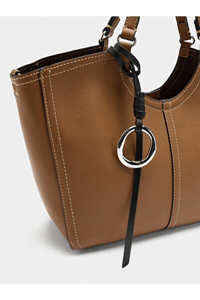 PARFOIS Fermuarlı Düz Tote Çanta