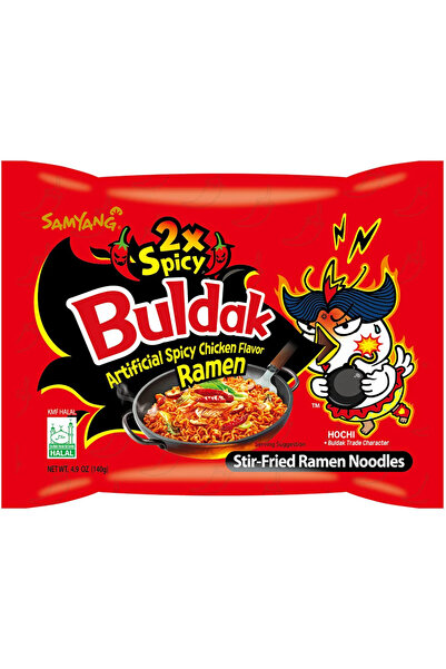 SAMYANG Tăiței Instant Buldak 2x Spicy Hot Chicken Ramen, 140g