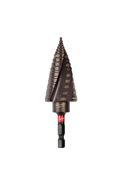 Milwaukee Burghiu în trepte SHOCKWAVE™ IMPACT DUTY cu tijă cilindrică, 4-30 m...