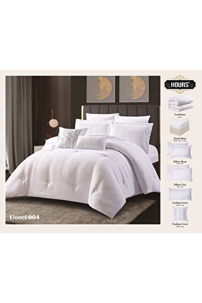 HOURS Horse Double Jacquard Quilt Set, suitable for a 200x200 cm bed, 8 piece...