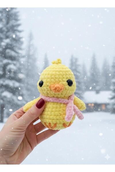 Luna Marissa Amigurimi Ördek Örgü Oyuncak - 15 cm