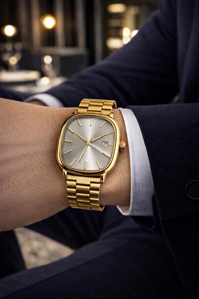 LOOQ Steel Cord Men's Wristwatch with Calendar