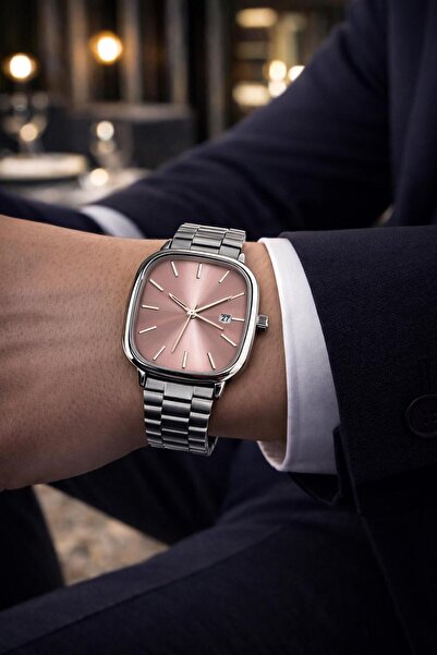 LOOQ Steel Cord Men's Wristwatch with Calendar