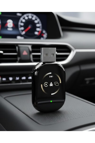 Asinya Kablosuz CarPlay Android Auto Adaptörü Otomatik Eşleşme - Lisinya