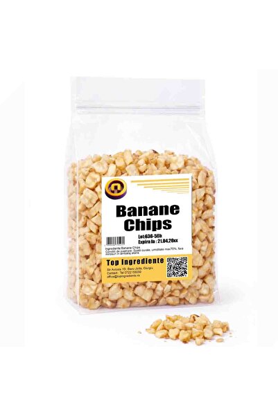 Top Ingrediente Banana Chips (Pieces) Crispy – Dried Banana Slices, Sweet Tas...