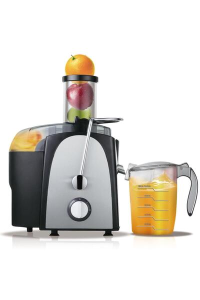 Tradeo عصارة طرد مركزي عالية السرعة بقدرة 1000 واط مع فتحة تغذية بعرض 75 مم