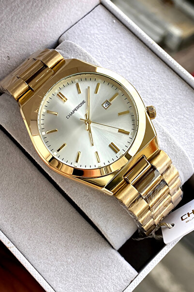 Chaperone ساعة يد رجالية أصلية بحزام فولاذي هدية للحبيب هدية عيد الحب