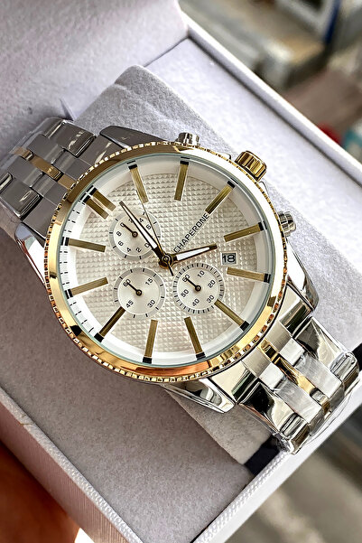 Chaperone Orijinal Erkek Kol Saati Çelik Kordon Sevgiliye Hediye Sevgililer G...