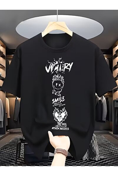 oneagılyazı Pattern Printed Comfortable Breathable Sports Outdoor Short Sleev...