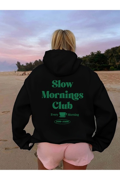 Deocept Unisex Printed Hooded Kangaroo Pocket Comfortable Fit Oversized Cut S...