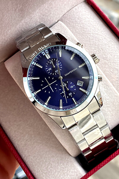 Chaperone ساعة يد رجالية أصلية بحزام فولاذي هدية للحبيب هدية عيد الحب