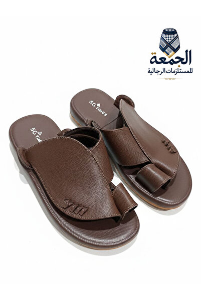 Shoes Men's brown leather oriental shoes