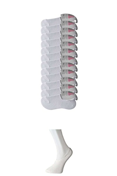 Mestore White Women's Ballerina Socks 12 pairs