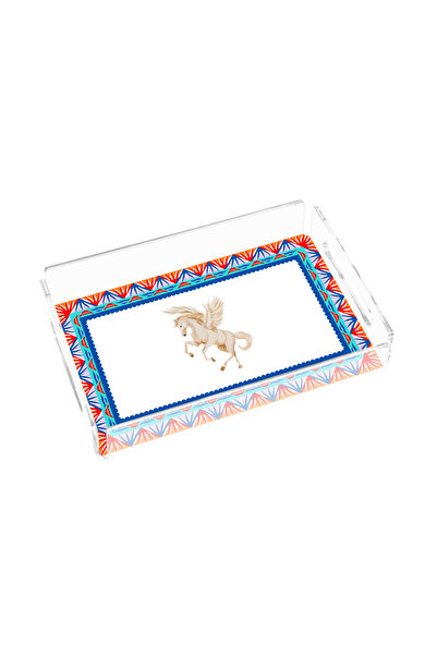 Sivella صينية بليكسي جلاس وينجد جريس 25×17