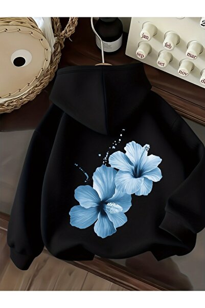 Deocept Unisex Printed Hooded Kangaroo Pocket Comfortable Fit Oversized Cut S...