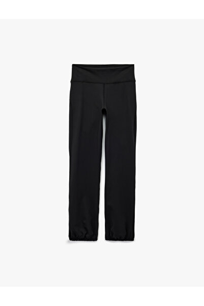 Koton Interlock High Waist Elastic Leg Flare Sports Leggings