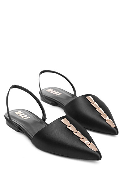 MARY Pointed Toe Low Heel Slingback Ballet Flats