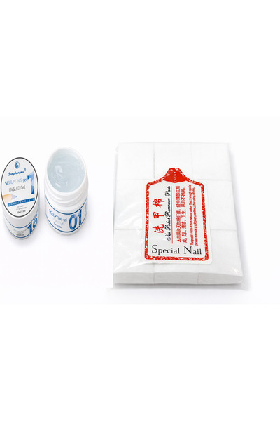 FSM Bengshangmei UV/LED Builder Gel No. 01 + Nail Wipes