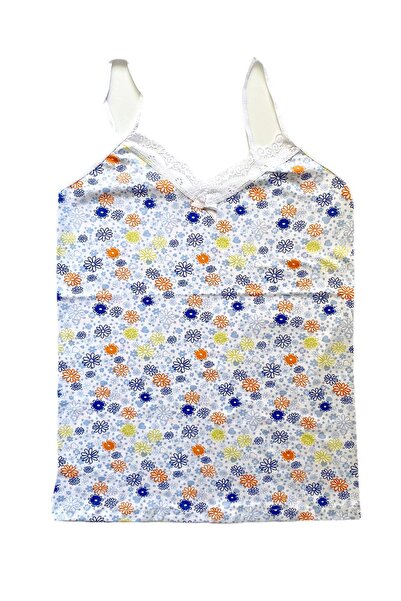 Mestore Women's Strappy Patterned Athlete Lacy Cotton Combed Cotton D6