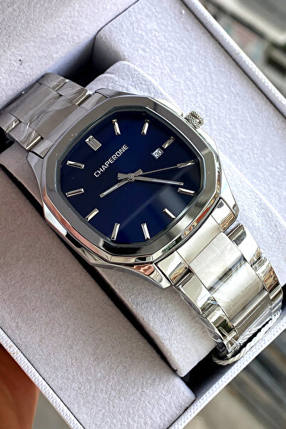 Chaperone ساعة يد رجالية أصلية بحزام فولاذي هدية للحبيب هدية عيد الحب