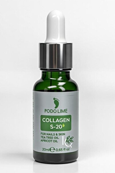 PODO LIME KOZMETİK Collagen S-20 Tırnak Bakım Yağı 20 ml | Kayısı Çekirdeği +...