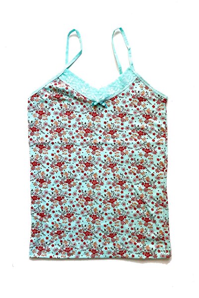 Mestore Women's Strappy Patterned Athlete Lacy Cotton Combed Cotton D5