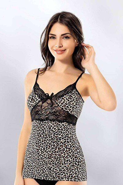 Mestore Kota Women's Leopard Patterned Rope Strap Athlete 6352