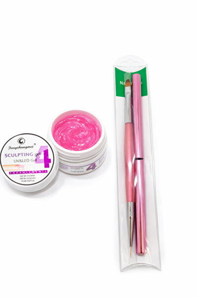 FSM Fengshangmei UV/LED Builder Gel No. 4 + Modeling Brush