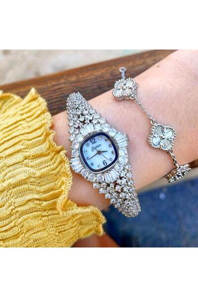 Louis Nice Luxury Women's Watch with Shiny Zircon Stones