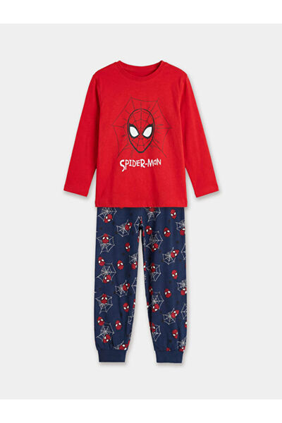 LC Waikiki مجموعة بيجامات للأولاد مطبوعة بتصميم سبايدر مان من قطع غيار عالية ...