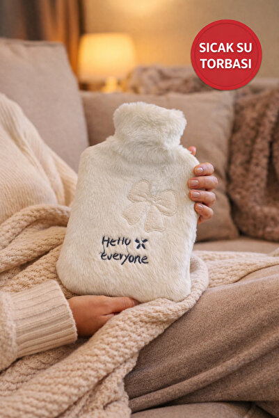 TOYFEST Peluş Kılıflı Sıcak Su Torbası | Uzun Süre Isı Tutan, Yumuşak, Kışlık...