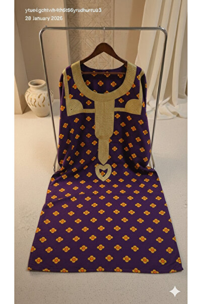 Maison Emarat Haq Al Leila Edition Ready to Stitch Mukhawar Jalabiya with Han...