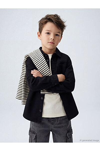 LC Waikiki Modern Pieces Boys' Gabardine Shirt from Uzg Store