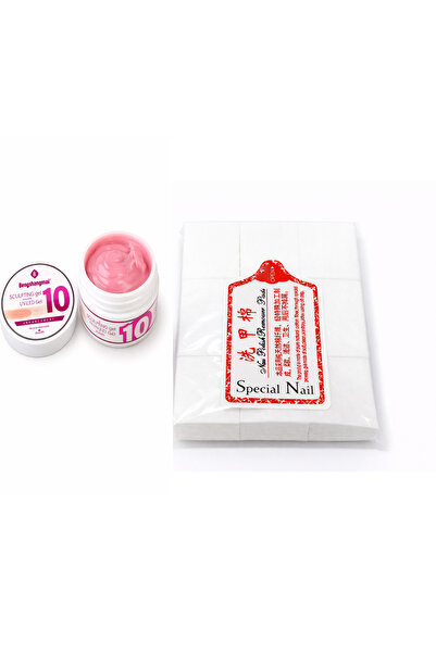 FSM Bengshangmei UV/LED Nail Builder Gel No. 10 + Nail Remover Wipes