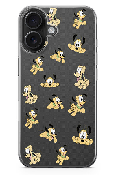 moonset Iphone 16 Uyumlu Baskılı Yumuşak Silikon Şeffaf Telefon Kılıfı