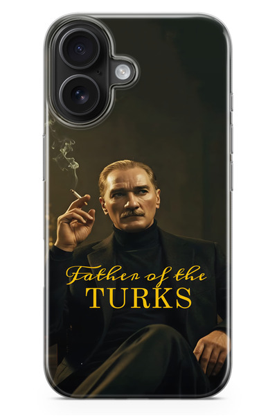 moonset Iphone 16 Uyumlu Baskılı Yumuşak Silikon Şeffaf Telefon Kılıfı