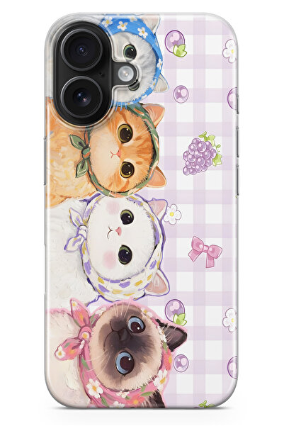 moonset Iphone 17 Uyumlu Baskılı Yumuşak Silikon Şeffaf Telefon Kılıfı