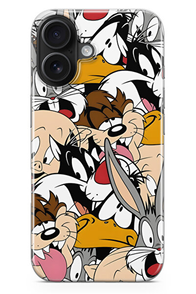 moonset Iphone 17 Uyumlu Baskılı Yumuşak Silikon Şeffaf Telefon Kılıfı