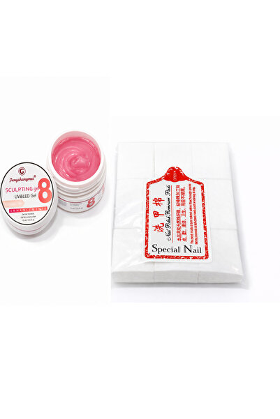 FSM Bengshangmei UV/LED Builder Gel No. 8 + Nail Wipes