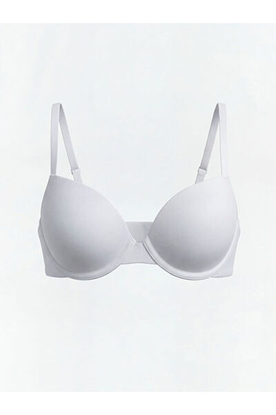 LC Waikiki Rmz Gi̇yi̇m Farkiyla Underwire Half Padded Plain T-Shirt Bra