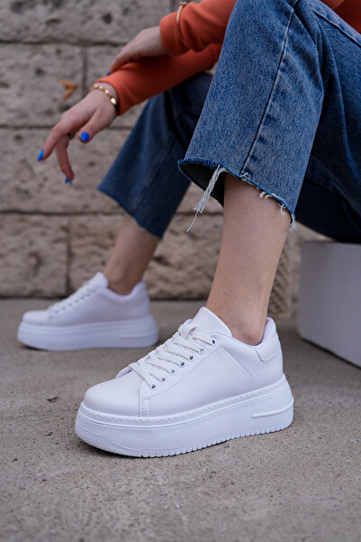 Bella Stride Delit White Orthopedic Γυναικεία Αθλητικά Παπούτσια με κορδόνια ...